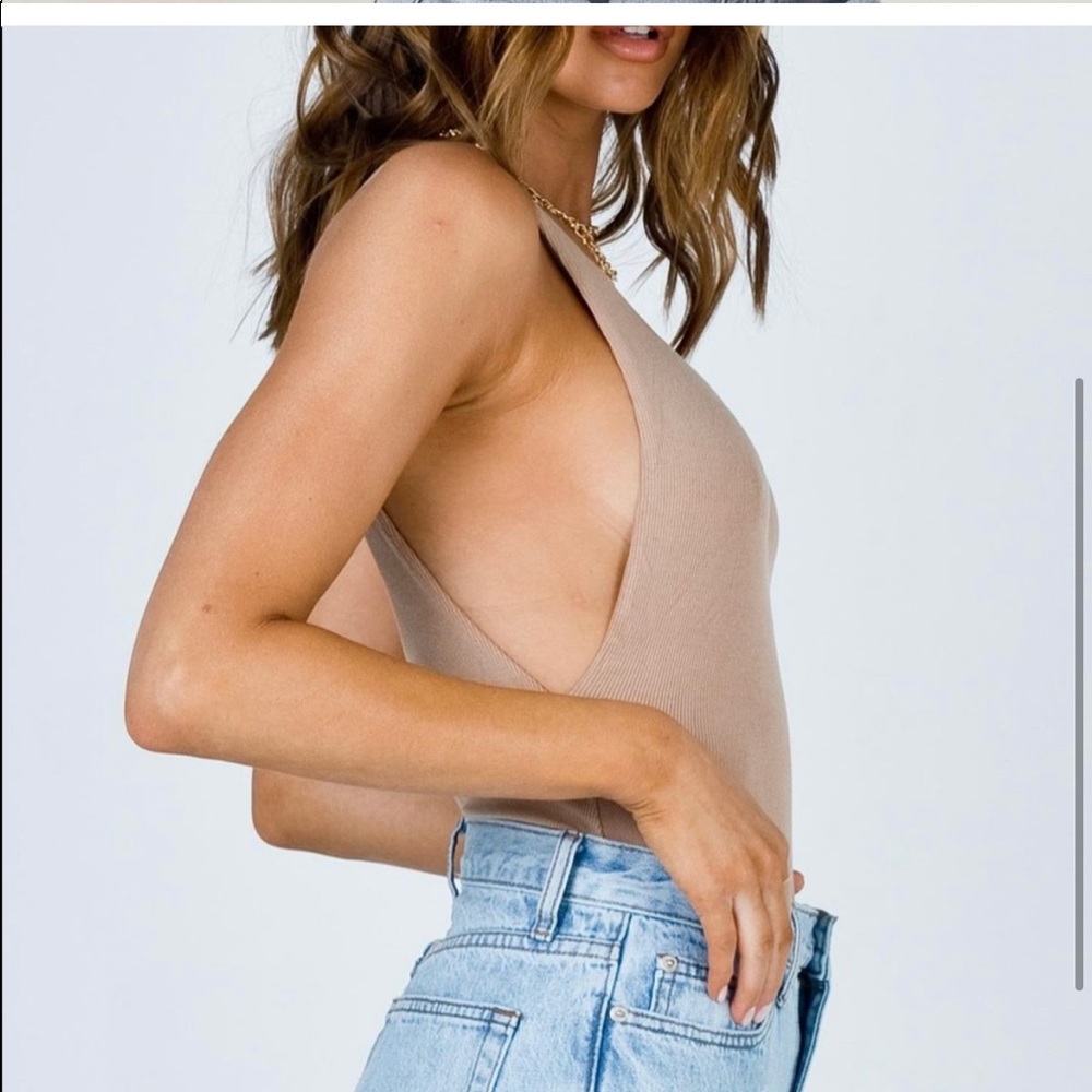 NWT Princess Polly Yolonda Beige Bodysuit - Picture 3 of 4